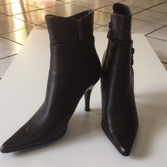 Brown Ankle Boots - Picture 2 of 6